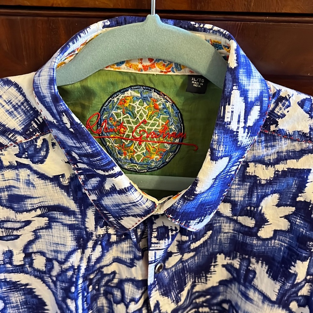 Robert Graham XL, Blue, Long Sleeves